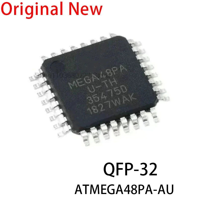 1PCS New and Original ATMEGA 48PA-AU QFP32 ATMEGA48PA AU TQFP-32 AT MEGA48PA-AU QFP-32 ATMEGA48PA-AU