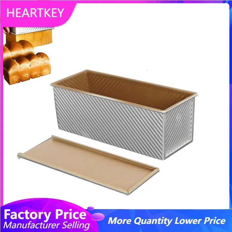 

Baking Toast Mold Non-stick Loaf Pan With Cover Bread pan Bakeware Toast Box Baking Tools Sheet Pan