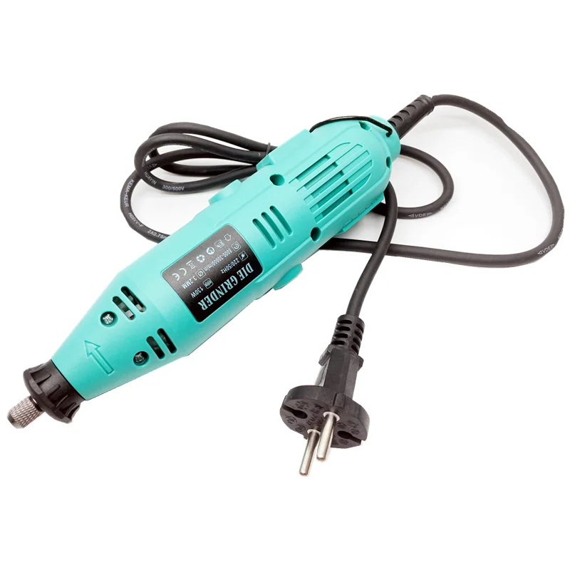220V/130W Adjustable Speed Hand-Held Electric Grinder Mini Rotary Jewelry Carving & Polishing Tools DIY-friendly 211