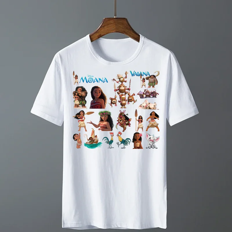 Disney anime Moana Small Print Pattern，Heat transfers stickers for clothing Suitable for Hoodies,T-shirts,pillows,canvas bag.