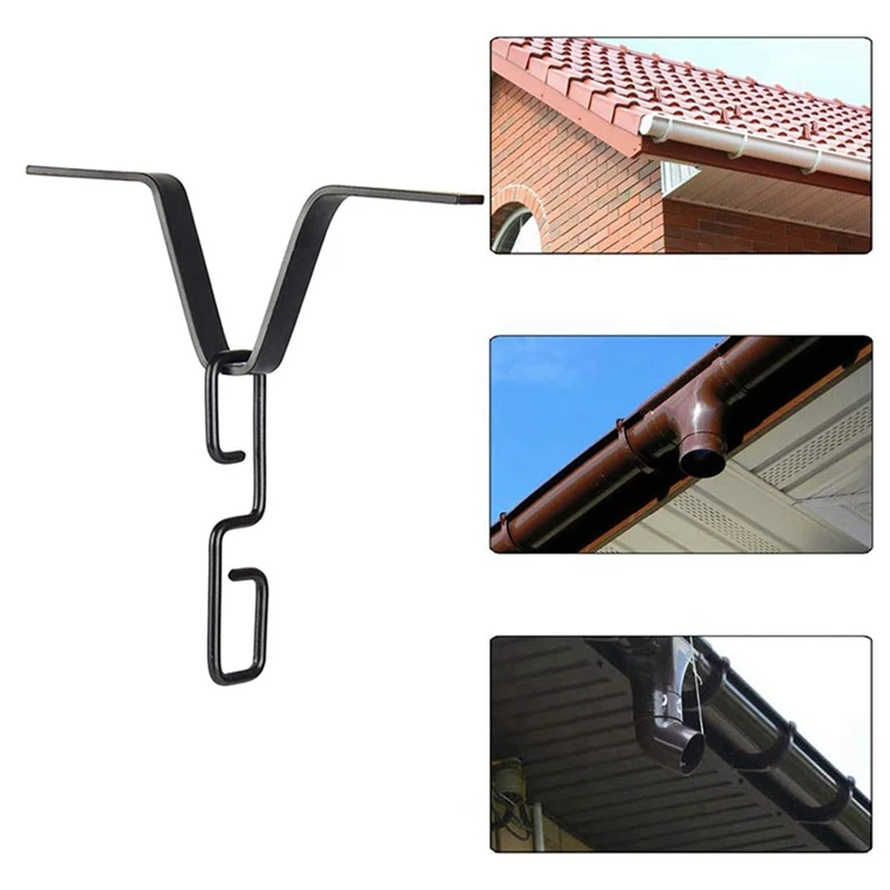 Rain Chain Gutter Clip,Rain Chain Adapter Hook, Standard Mounting Combination