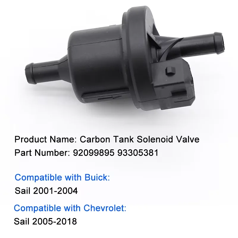 Engine Carbon Tank Canister Purge Solenoid Valve OEM: 92099895 For Chevrolet Aveo Sail Matiz Epica Daewoo Lanos Buick Opel Astra