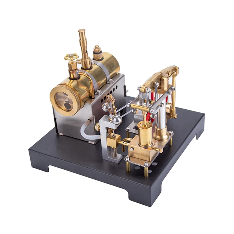 Steam Engine Model Metal with Boiler Base Speed Regulator Suitable for DIY Science Experiment Kit Toys