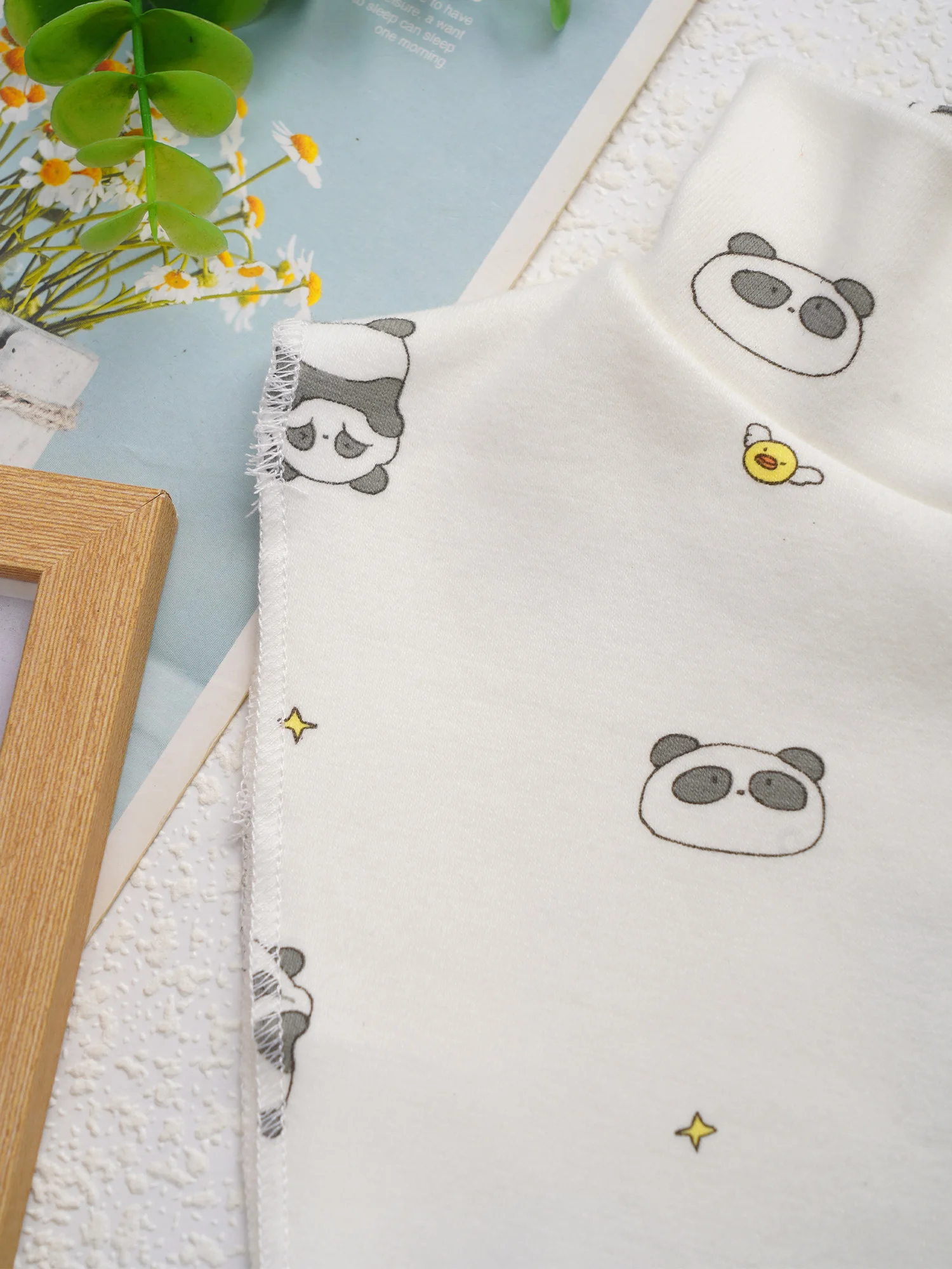 Kleinkind Baby Niedlich Bedruckte Lätzchen Dickey Frühling Herbst Warm Winddicht Mock Neck Abnehmbarer Schal Hals Abdeckung Kinder Spucktücher