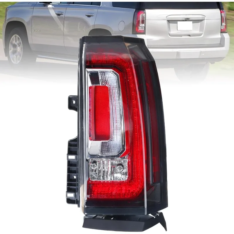 

Tail Light Compatible With 2015 2016 2017 2018 2019 2020 GMC Yukon, Yukon XL Denali SLE SLT Right Passenger Side LED