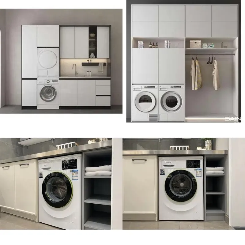 Hot Selling Stainless Steel Balcony Cabinet Modern American Apartment Design Sideboard