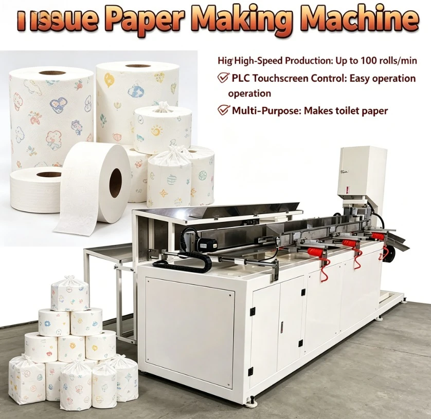 Customized Full Automatic Cheap Toilet Paper Making Machine Jumbo Toilet Paper Roll Production Machine