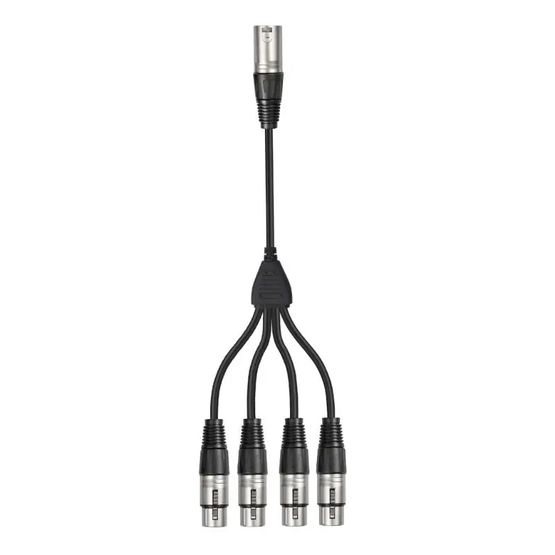 Y1UB Professional 3Pin XLR Connectors Cable 1M 4F Metal Housing Studio Recording Live Sound Systems Transfer