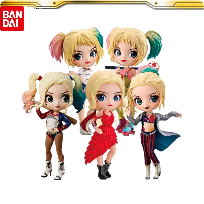 Bandai Batman Die Animierte Serie Action-figuren Harleen Quinzel Harley Quinn PVC Original Klassische Sammlung Modell Ornament