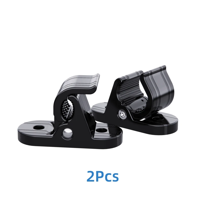 2Pcs Universal Bracket Clamp Fixed Clip Screw Mount Holder Stand for Type1 Type2 Portable EV Charger IEC62196 Electric Car