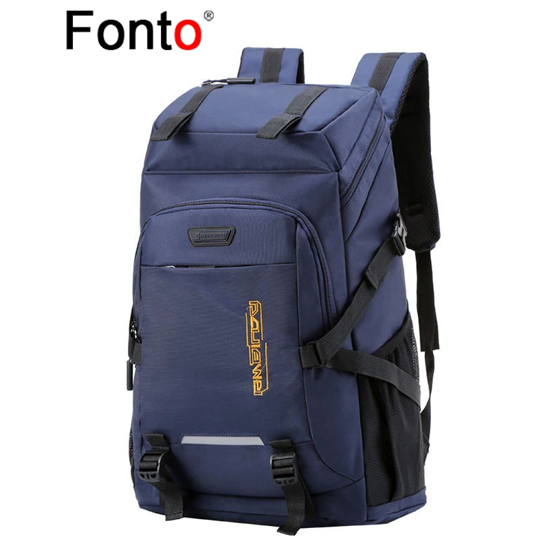 Fonto 80L Large Hiking Climbing Camping Hunting Backpack Men Women Tactical  Outdoor Waterproof Travel Rucksack