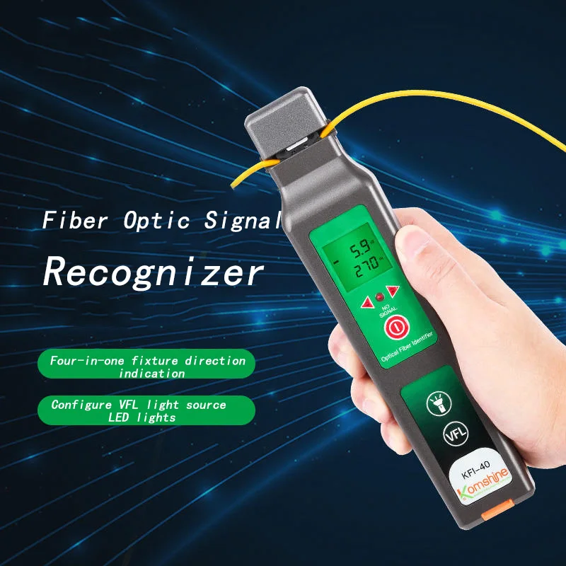 KFI-40 with LED Display Identifying Direction Break Checker KFI-40 Live Fiber Optical Identifier FTTH Testing Tool