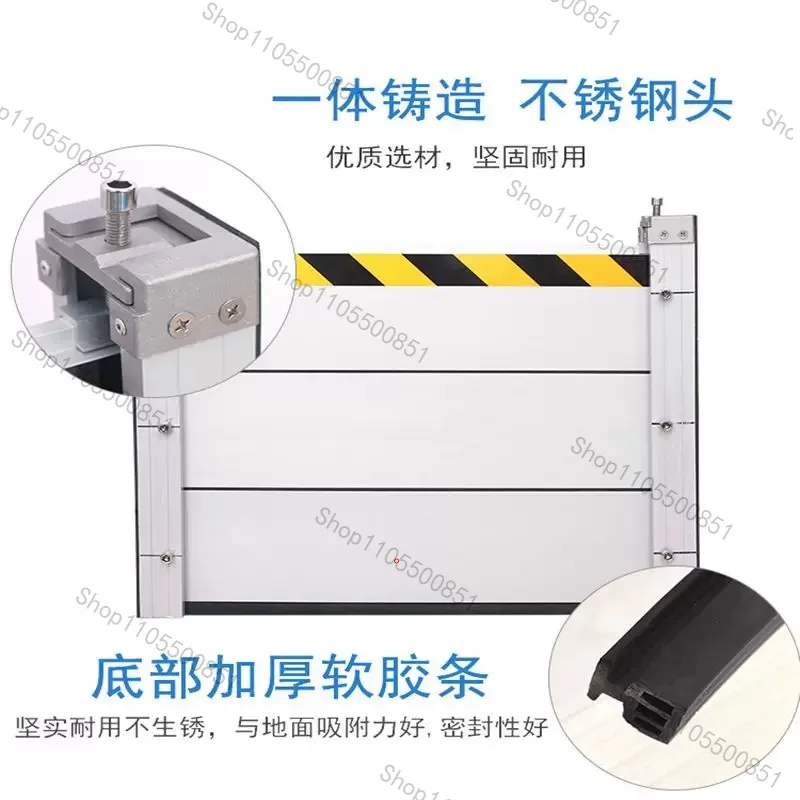 Stainless steel flood control water retaining plate Aluminum alloy  waterproof plate Flood control gate water retaining plate