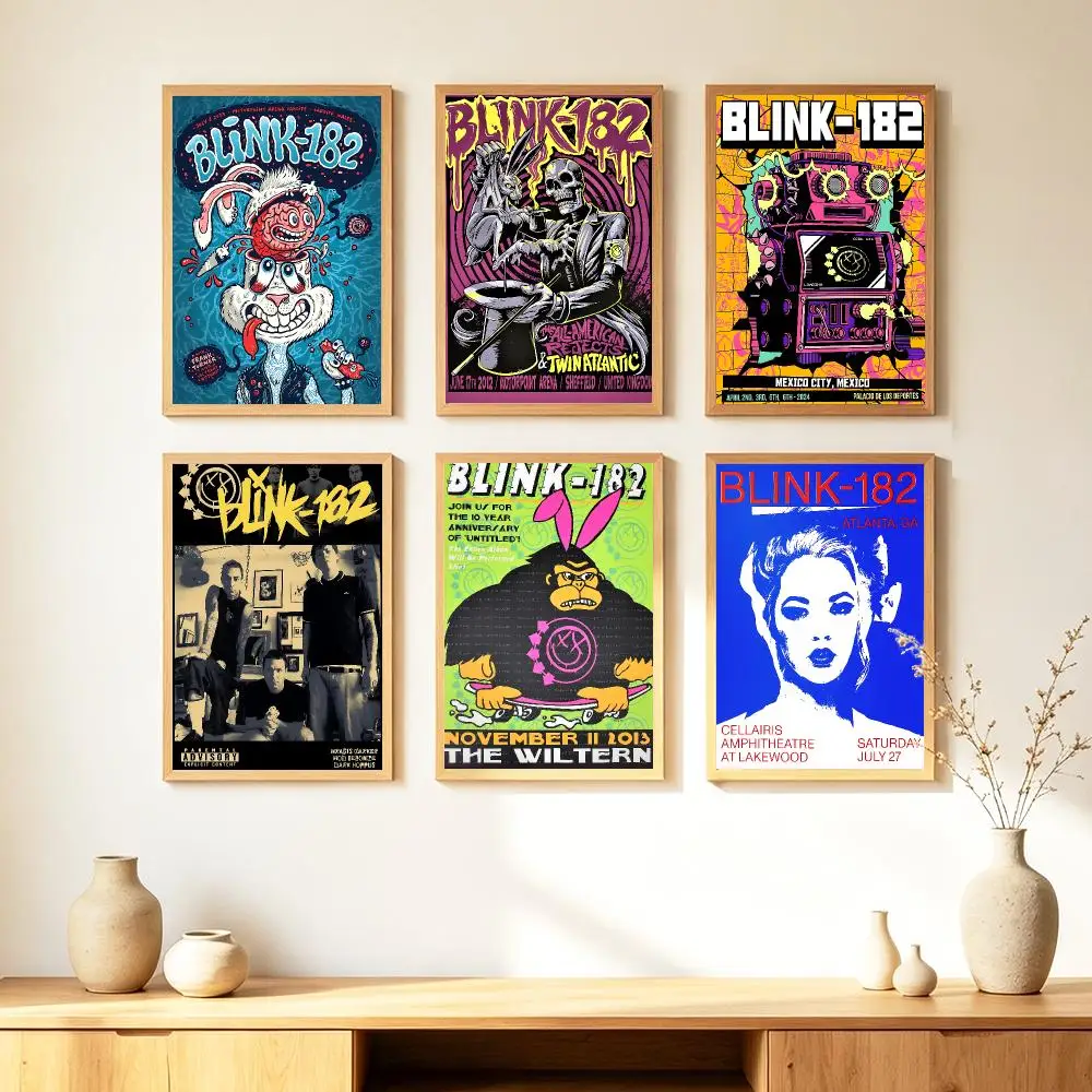 band Blink 182 Poster HD Poster Warm Home Decoration Suitable for Bedroom and Living Room Gifts Giving