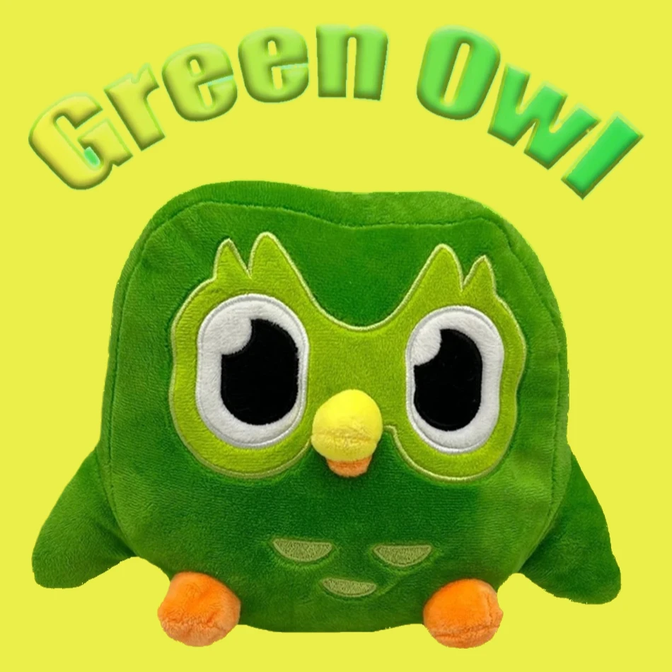 Green Duolingo Owl …