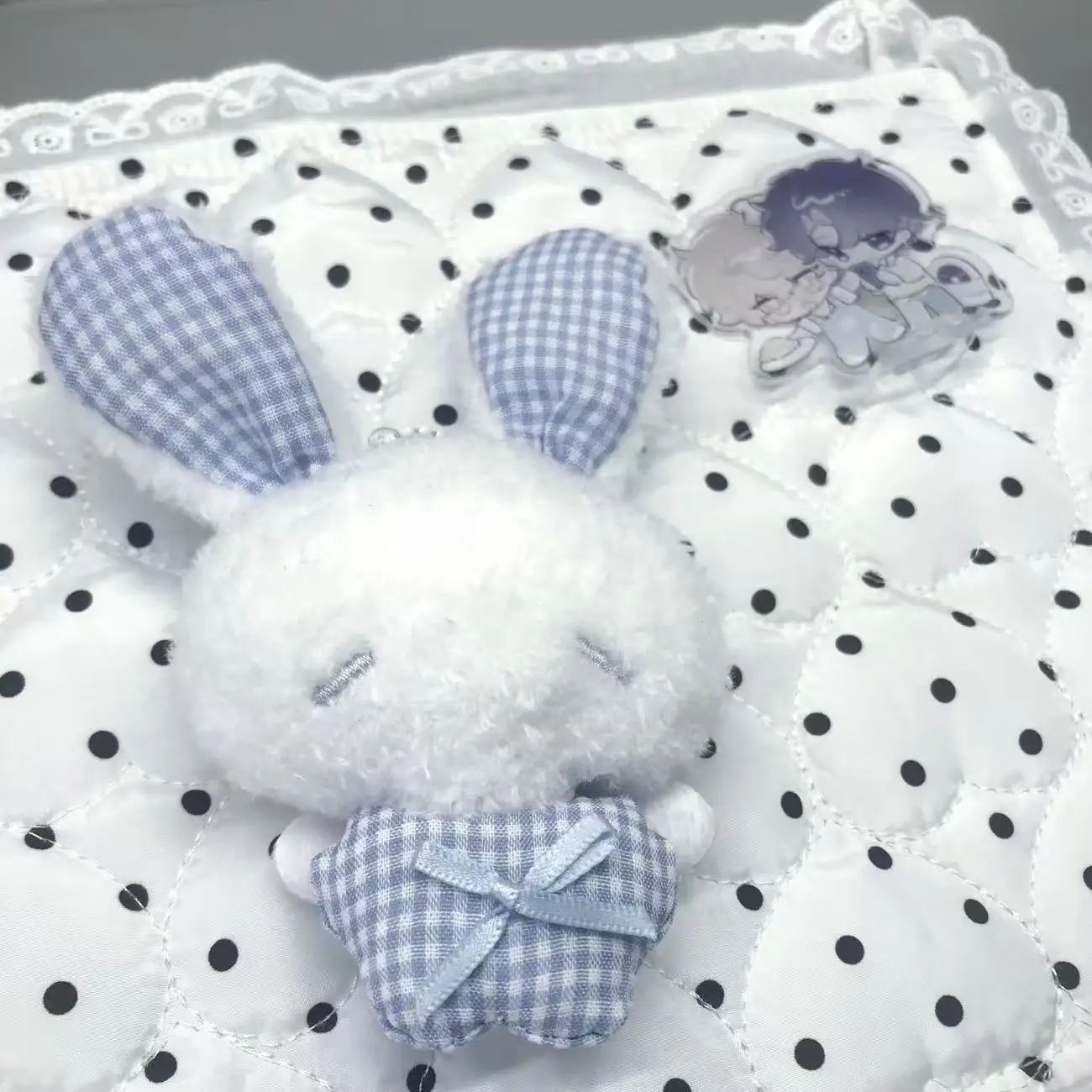 Kawaii Original Spitzenherz Gestepptes Reines Baumwoll-Tischset im koreanischen Stil, süß, hitzebeständig, wasserdicht, Fotorequisite, niedliches Geschenk – Detail 8