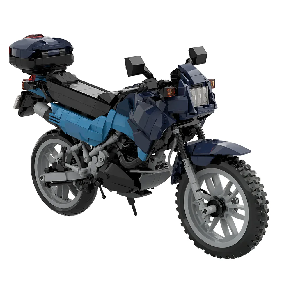 

Gobricks MOC NX 125, ретро-мотоцикл, строительный блок, модель мини-размера NX 125, мотоциклетные кирпичи, игрушки, подарки для детей