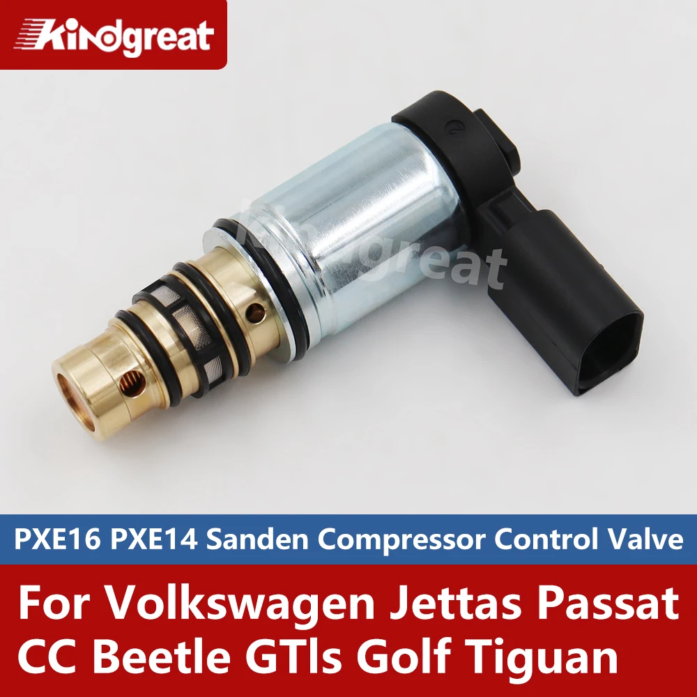 Compresor de CA para coche, válvula de control de compresor de CA para volkswagen jettas sanden PXE16 PXE14