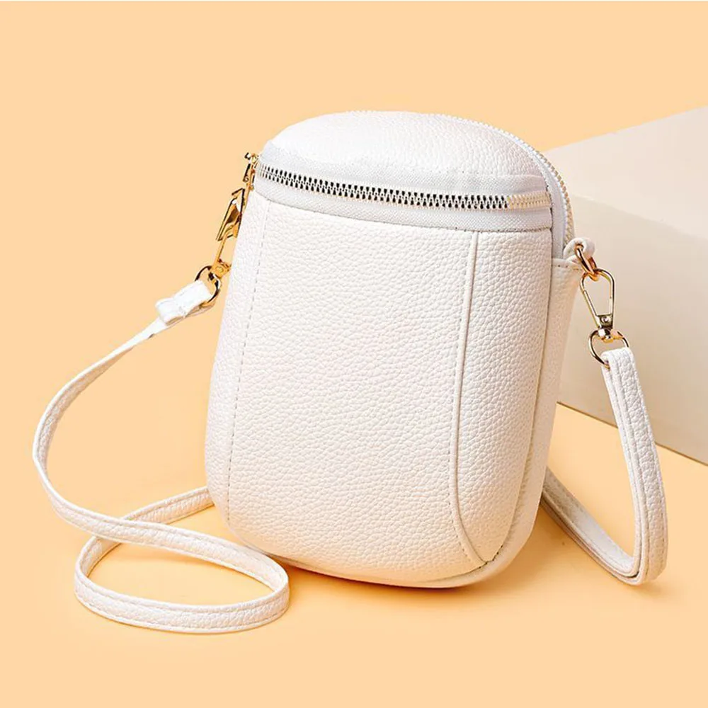 Mobile Phone Bag, New Style, High-End Texture, Stylish and Versatile, Zipper, Niche Design, Cross-Border Trend, Crossbody Bag, Women's Bag