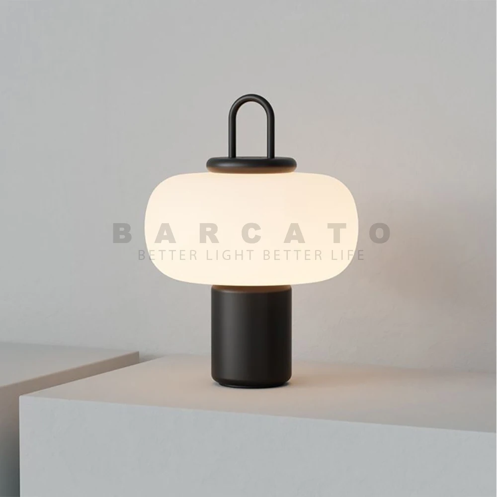 Post modern Table Lamp Luxury Design Nordic Bedroom Living Room Beside Black White G9 Decorative Mushroom Desk Lighting Fixture