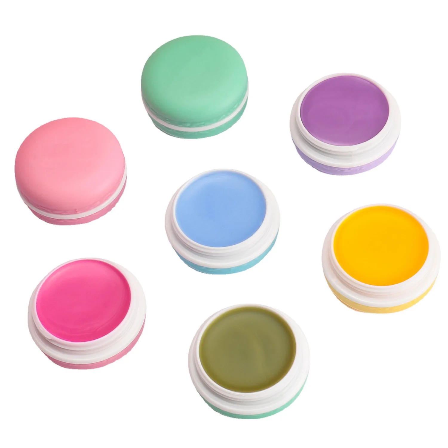 Single Macaron Lip Balm Custom Logo Long Lasting Moisturizing Repairing Hydrating Private Label Makeup Wholesale Cruelty Free