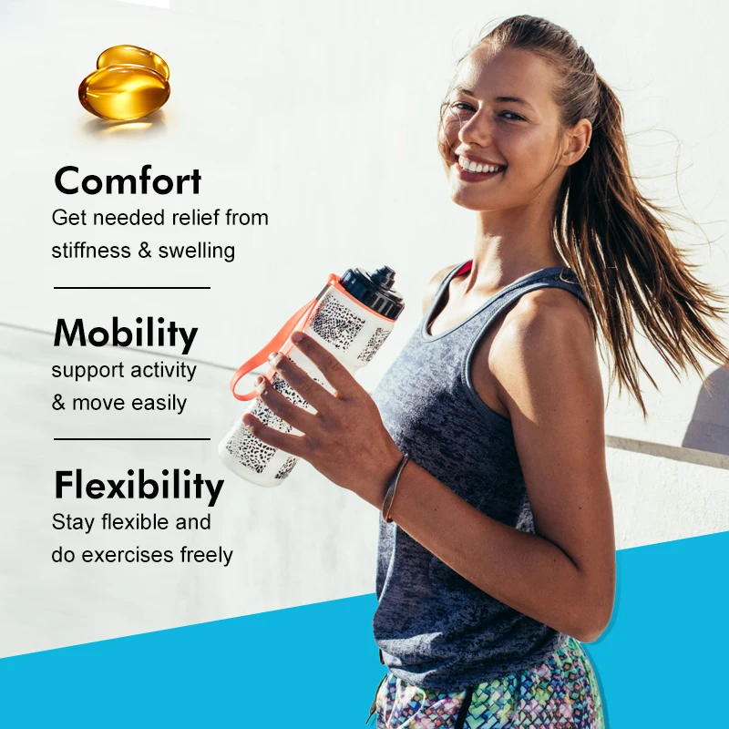 Glucosamine Chondroitin Capsules with MSM Vitamin D3 Non GMO,Gluten free Healthy Food Supplements