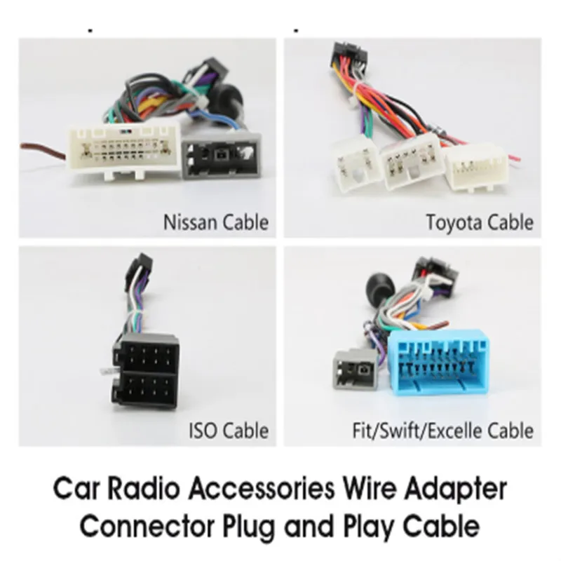 

Srnubi аксессуары для автомобильного радио, проводной адаптер, разъем Plug and Play, кабель для Nissian Toyota Volkswagen Honda Hyundai Kia