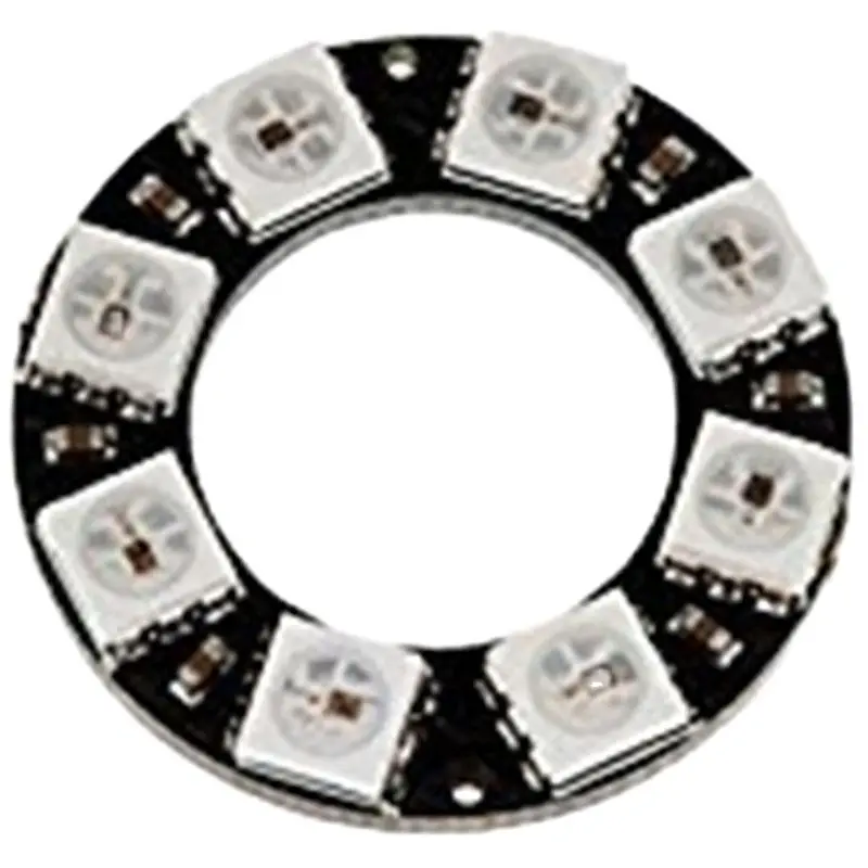 

D16 8-bit WS2812 5050 RGB LED intelligent full-color RGB light ring development board big ring