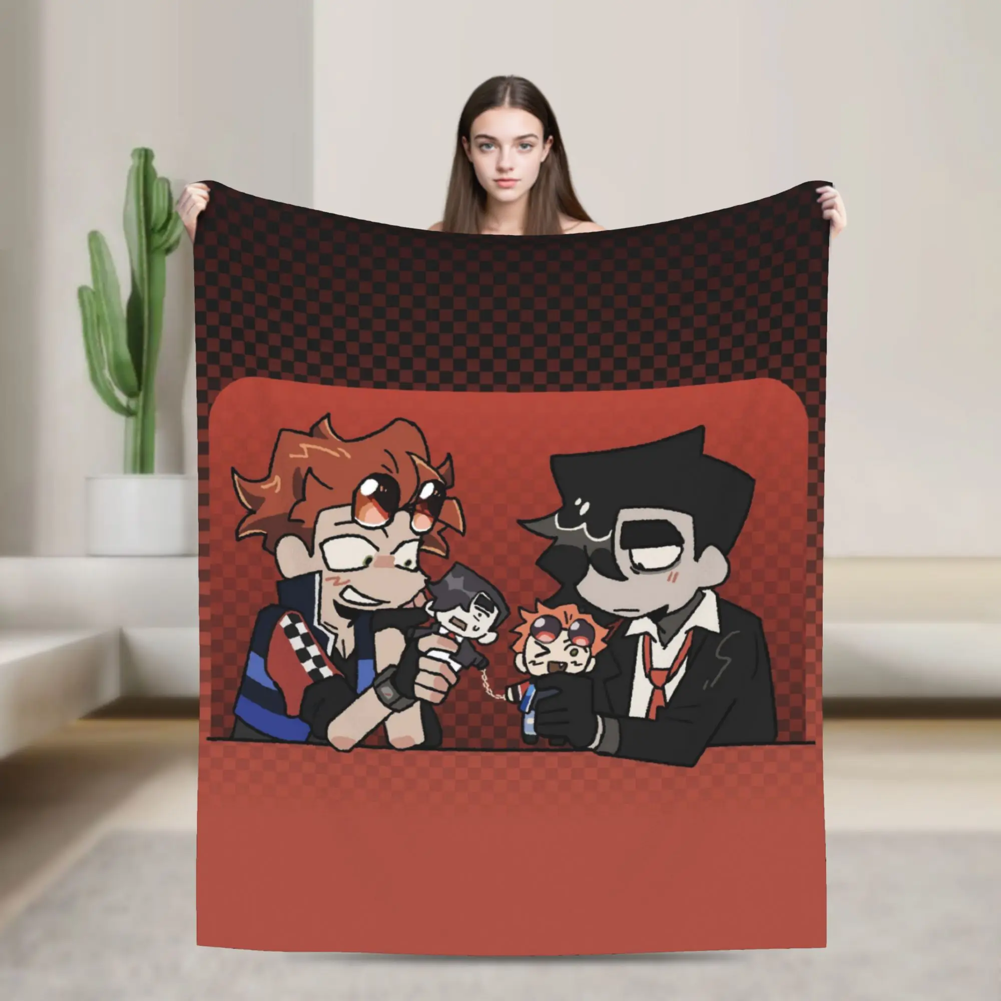 Benny Jackpot Crash Course Eddie Plush Blankets Boy Girl  Flannel Throw Blanket For Outdoor Soft Custom Quality Bedspread Gift