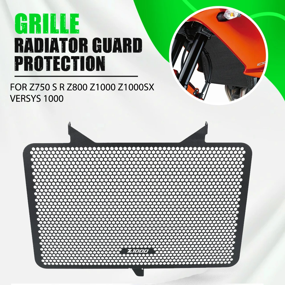 

FOR Kawasaki Z1000 Z1000SX Ninja 1000SX Z1000R Z750 S R Z800 Versys 1000 Motorcycle Accessories Radiator Guard Protection Cover