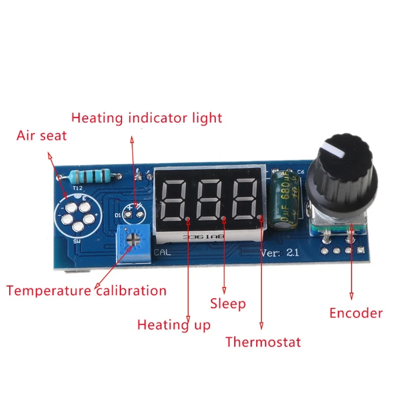 Digital Soldering Iron Station Temperature Controller Kits For HAKKO T12 Handle