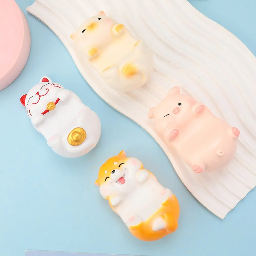 

Lucky Cat Creative Phone Holder Figure Doll Animal Mobile Phone Stand Desk Decor Cartoon Cell Phone Bracket Phone Accessories