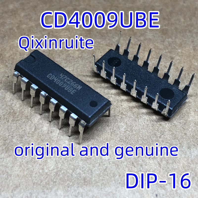 Qixinruite  Brand new genuine CD4009UBE TC4009UBP DIP16 inverter buffer IC chip