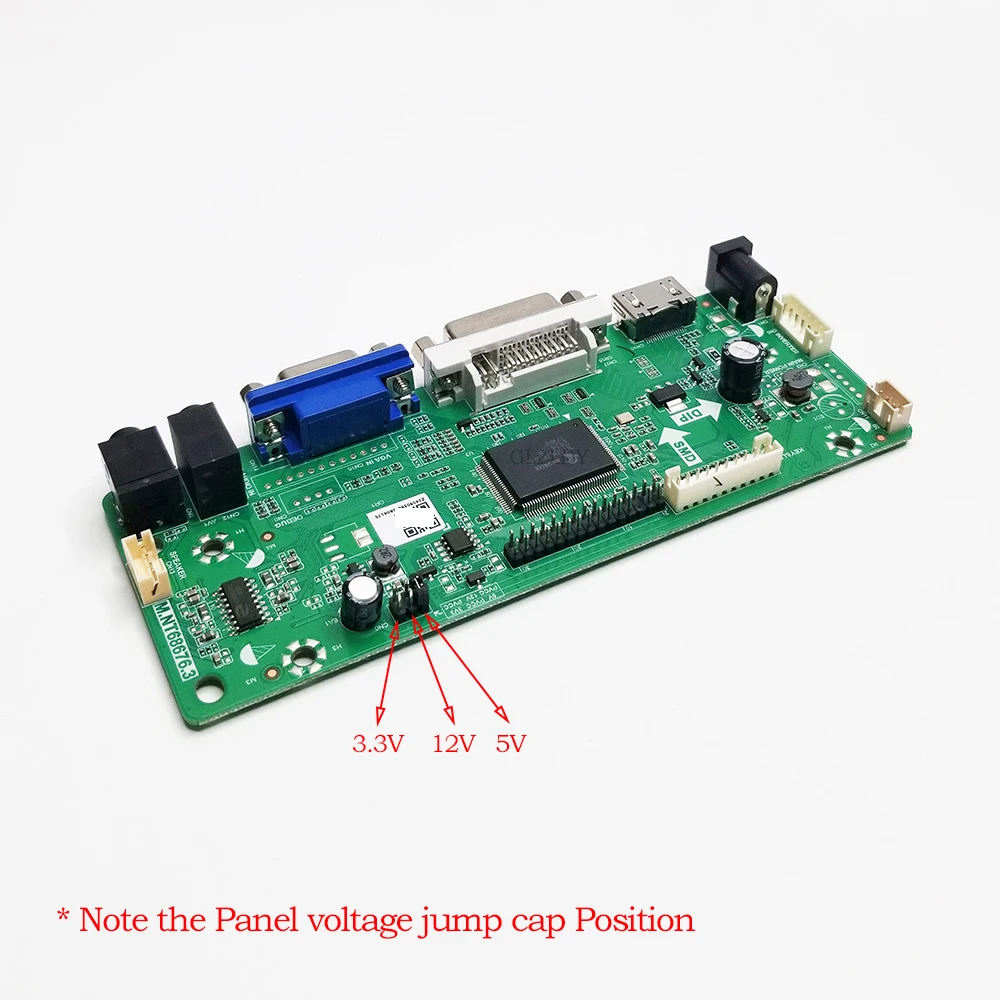 Dla LM215WFA LM215WF3 LM215WF4 LM215WF9 30-pinowy zestaw LVDS DIY 1920*1080 HDMI+DVI+VGA LED płyta kontrolera sterownika LED Monitor LCD