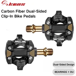 SPD X-M8100 Ultra-light MTB Pedals Bike Self-Locking SPD Pedals DU Bearing Mountain Bike Pedals Die Casting Carbon Fiber Pedal