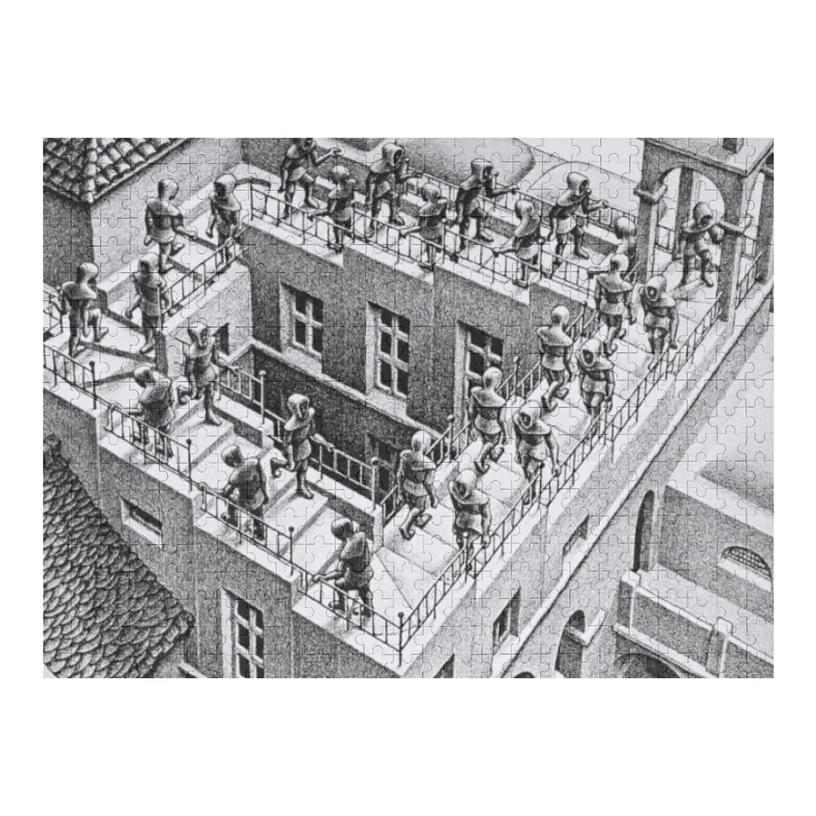 

Ascent and Descent byMaurits Cornelis Escher Пазл Рождественские игрушки Детские игрушки Кусочки головоломки для взрослых Игрушки для малышей Пазлы