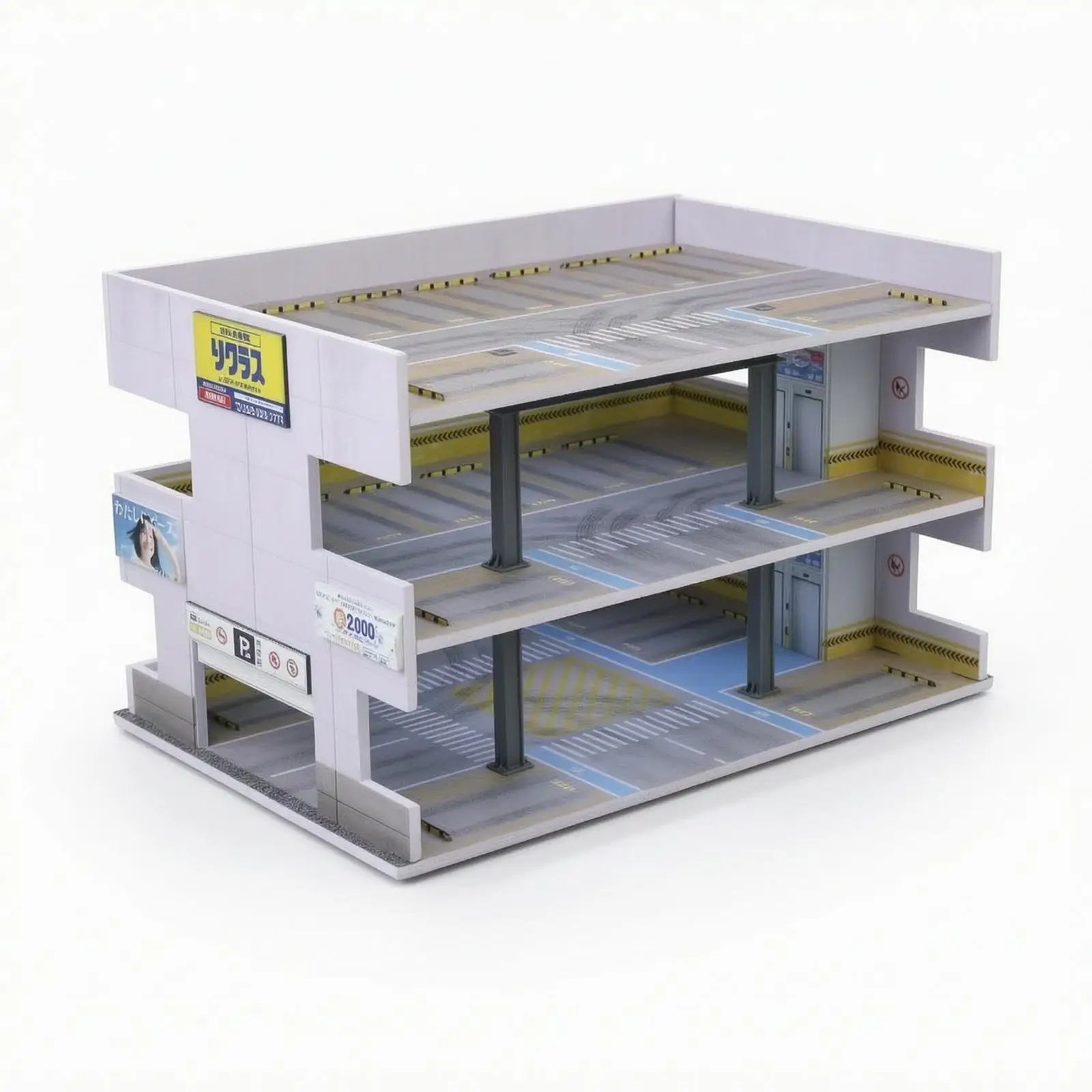 Parking Building Model 1:64 Scale Parking Garage Model Multi-Level Garage with