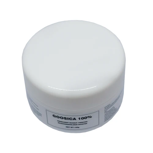 Imagen 2 del producto 100% Goosica crema para tatuaje de cejas antes del maquillaje permanente Microblading Piercing belleza facial delineador de labios y cejas auxiliar 100g