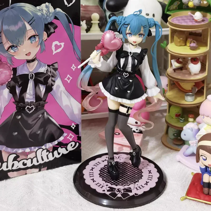 Niedliche Hatsune Miku Anime-Figur Mode-Subkultur Miku Actionfigur Weihnachtsgeschenk PVC Sammlermodell Puppe Spielzeug