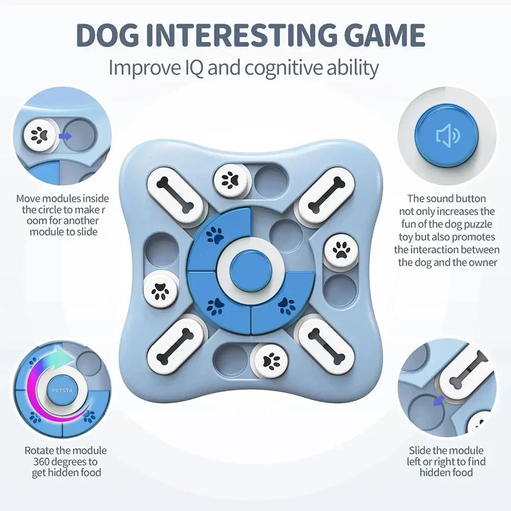 Dog Puzzle Toys, Toys For Dogs To Train IQ, Help Pets Digest, Feed Slowly And Decompress Toys Can Be Used As Gifts For Dogs