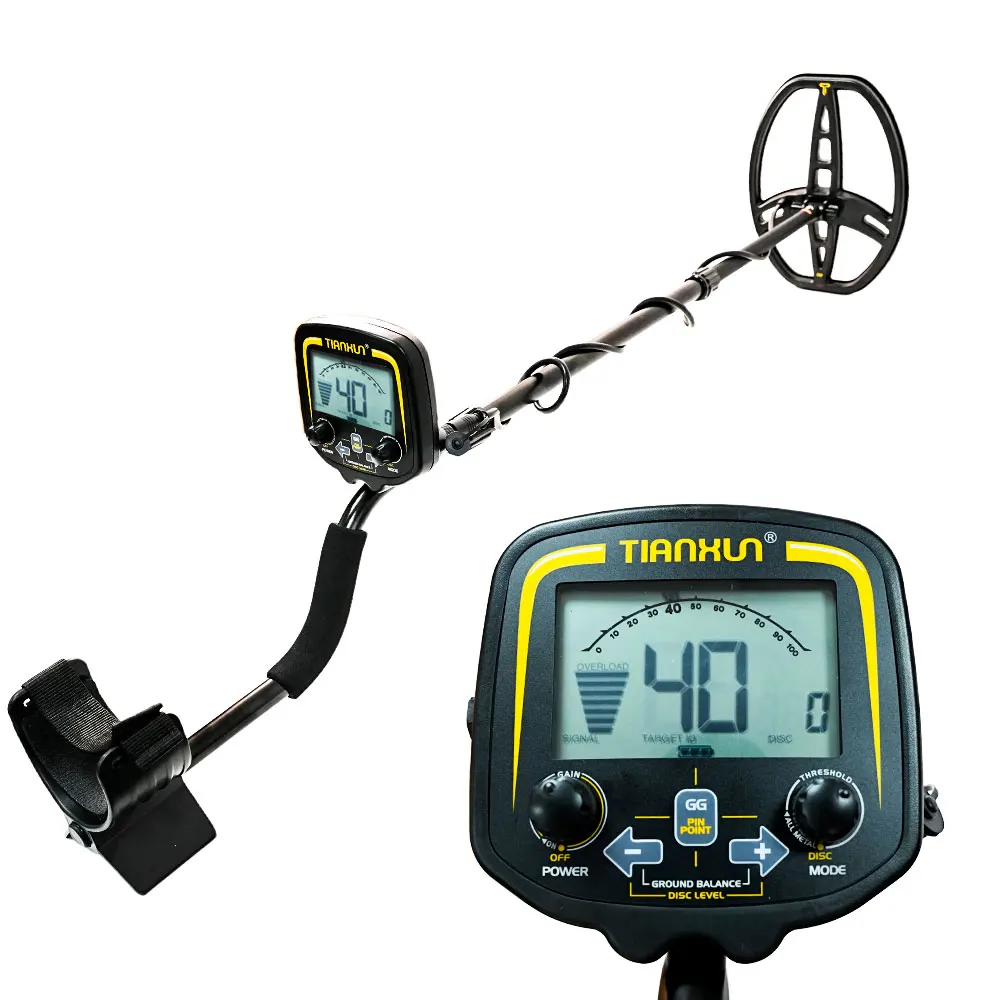 

TX-850 Metal Detector Underground Professional Depth 2.5m Scanner Search Finder Gold Detector Treasure Hunter Pinpointer 11inch