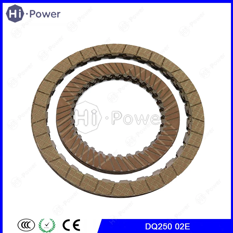 

Original DQ250 02E DSG Transmission Clutch Plate Friction Plate for VW High Energy Turbo Track O2E Gearbox Clutch Disc Kit