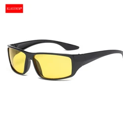 KLASSNUM Classic Night Vision Glasses Men Anti-Glare Yellow Lens Sunglasses Women Night Driving Glasses UV400 2026 New In