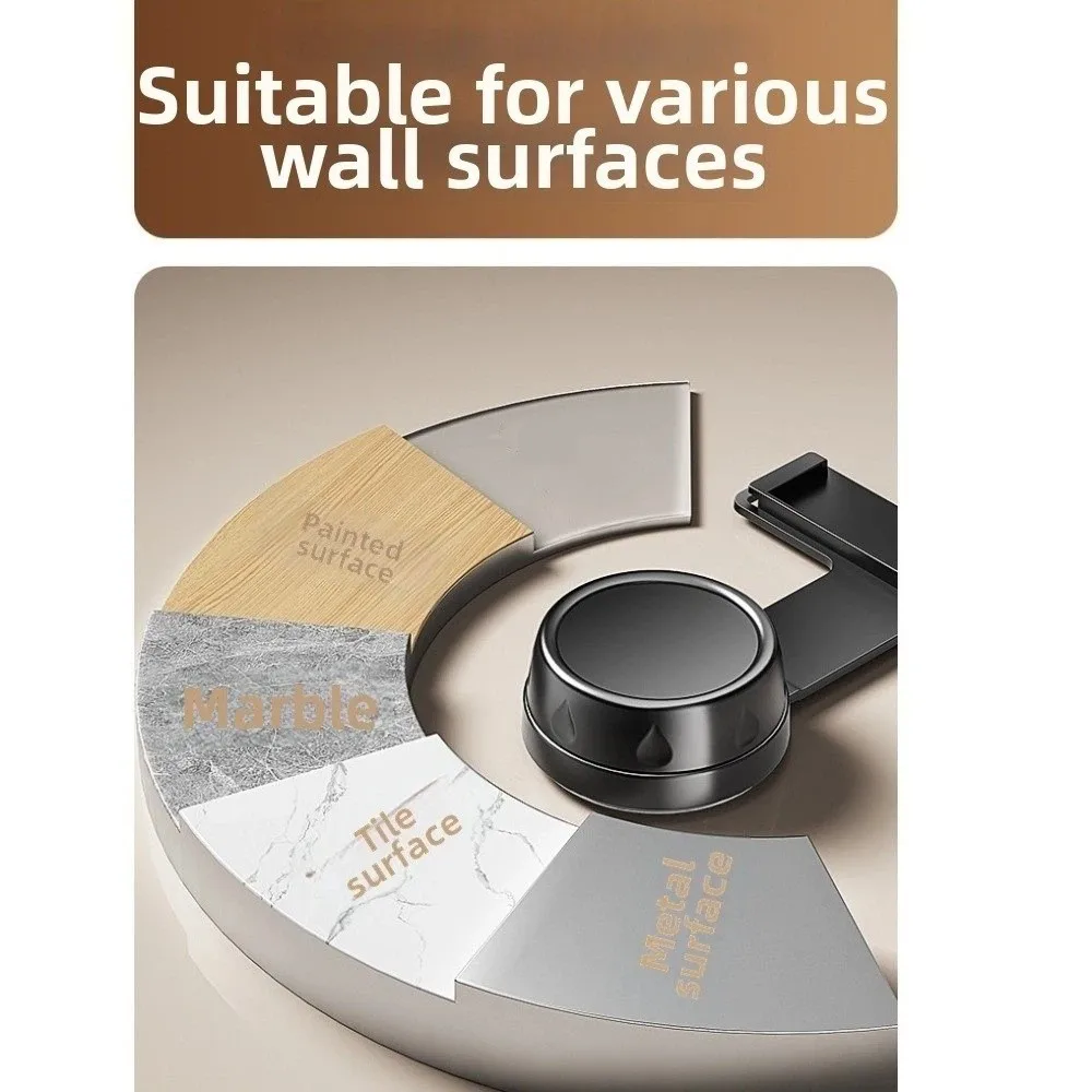 Suction Cup Bathroom Paper Holder High-Quality Double Layer Tissue Holder Self Adhesive Multi-Functional Toilet Paper Rack