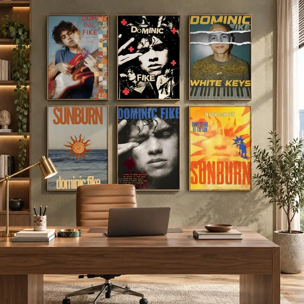 Singer Dominic Fike Music Wall Decor Poster HD Waterproof Wall Decal for Study, Living Room & Garage, DIY Great Gift for Fans