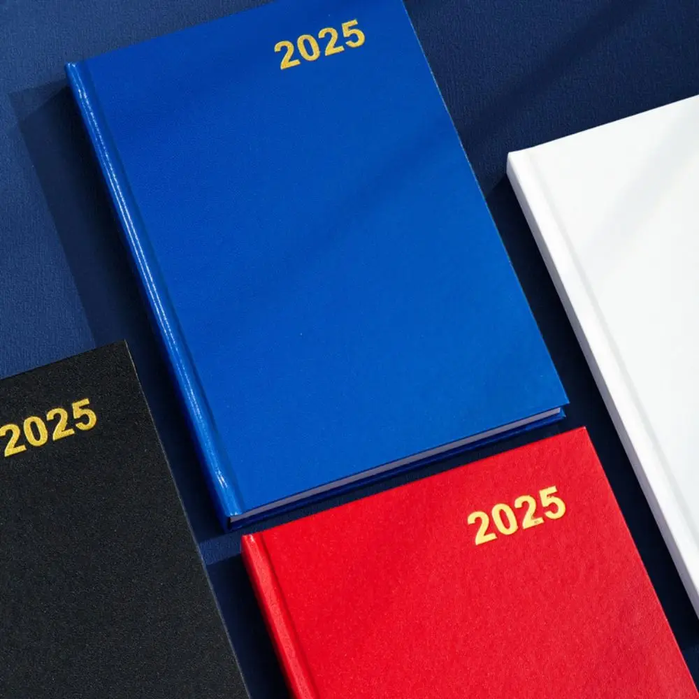 Portable A5 2025 Agenda Book Planner Reminder Office Supplies Schedule Book PU Creative Daily Planner Students
