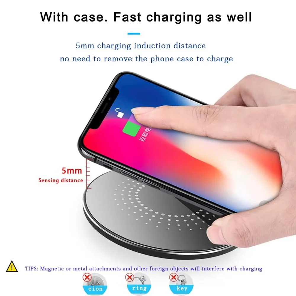 Upgraded Wireless Charger 30W Max Fast Wireless Charging Pad Compatible with iPhone 16 /15/14/13/12Pro Max Series,Samsung Galaxy - náhled 4