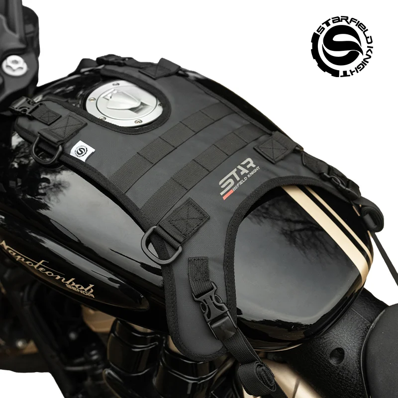 SFK New Motorcycle Oil Tank Vest Multifunctional Waterproof Anti-slip Fixing Motorbike Riding Front Bag Can Hang Mount Objects