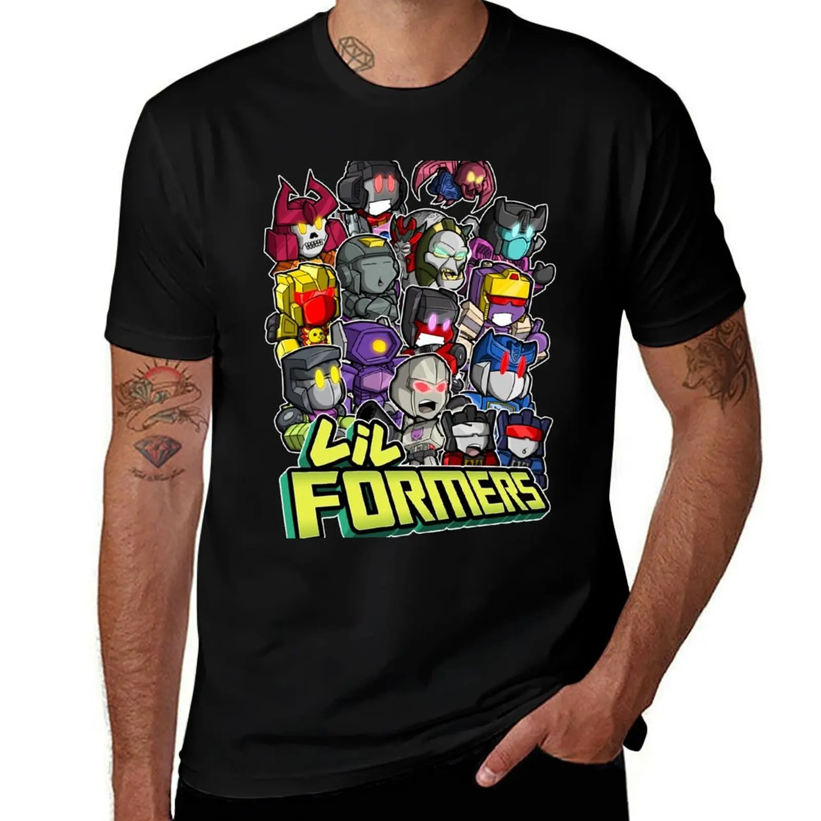 Lil Formers Bad Bots T-Shirt Casual Graphic Print Tee T-Shirt