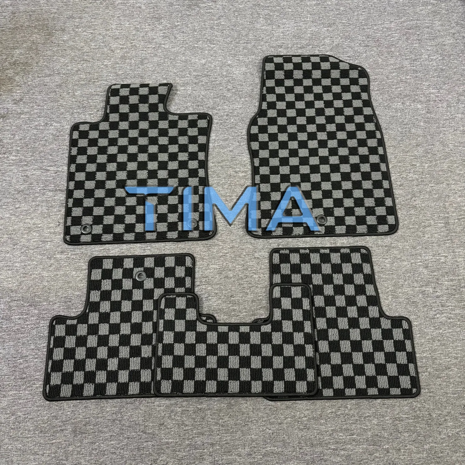 Promotion Stylish Car Mats Set Checker Floor Mats JDM CARPET 5PCS For 2009-2014 Acura TL left Hand Driveor